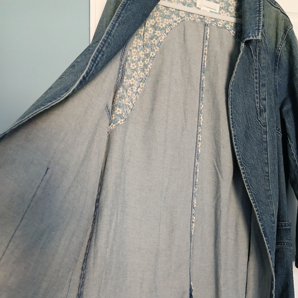 Anthroplogie Peggy Denim Duster Jacket - Picture 8 of 15